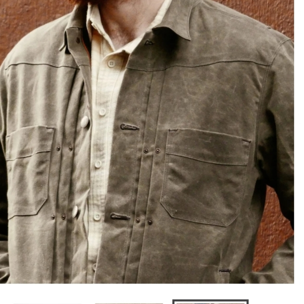 The Freenote Wax Canvas Cloth Jacket -  Oak Color